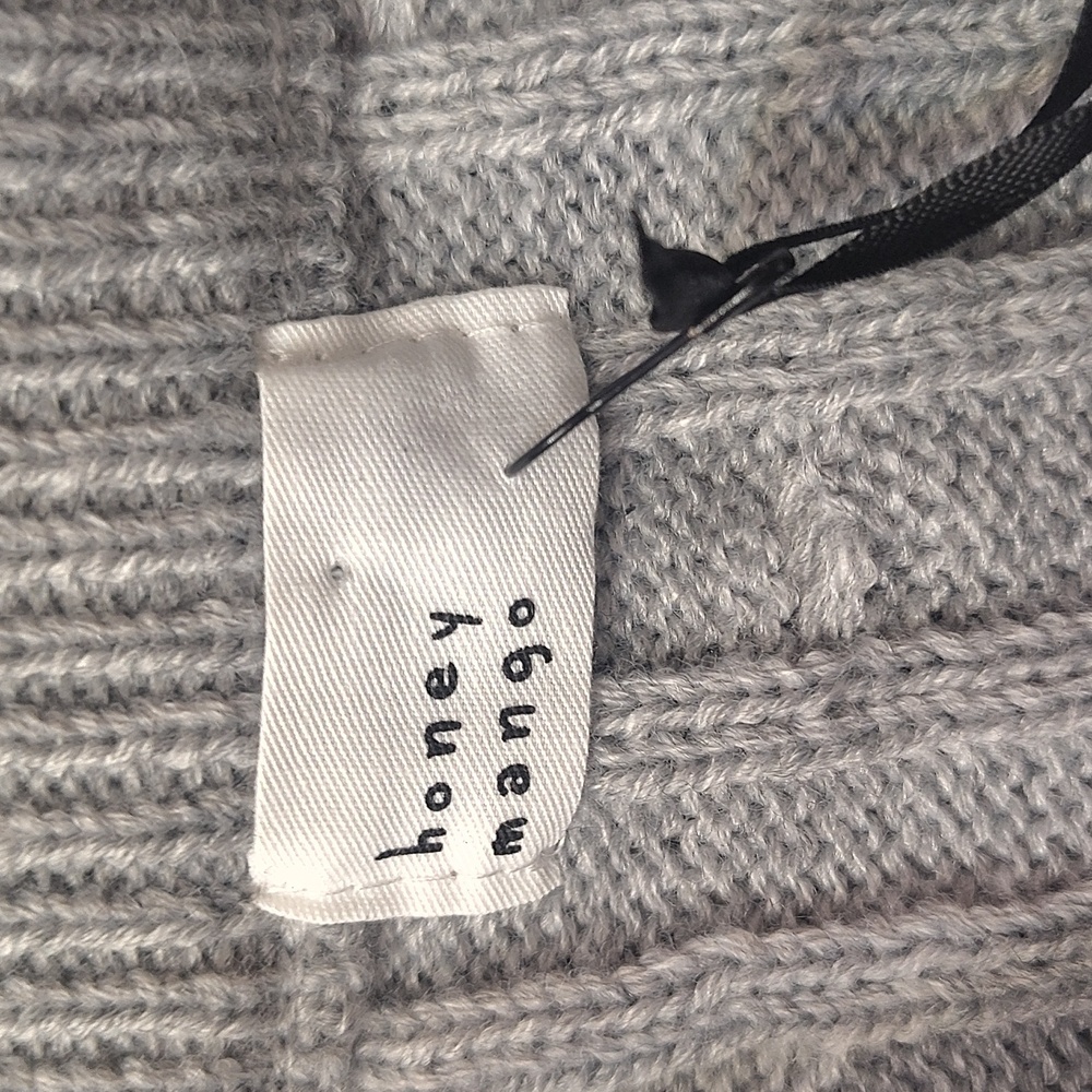Gray Cable Knit Tube Top HONEY 🍯 🍯 🍯 MANGO 🥭🥭🥭🥭🥭 - Picture 7 of 13